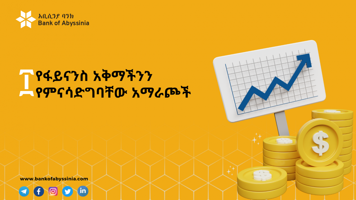 ፲ የፋይናንስ አቅማችንን የምናሳድግባቸው አማራጮች