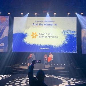 Bank of Abyssinia Honored with Temenos Innovation Hero Award at TFC2023