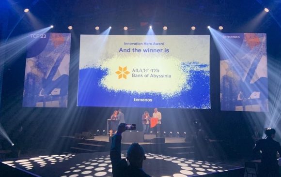Bank of Abyssinia Honored with Temenos Innovation Hero Award at TFC2023