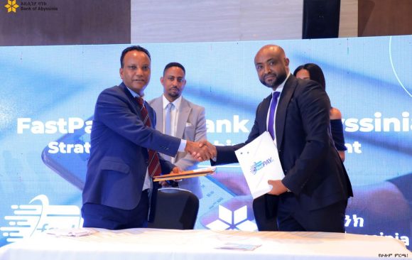 photo_2025-08-30_09-07-56 ባንካችን አቢሲንያ ከፋስትፔይ ጋር ዲጂታል የሐዋላ አገልግሎት መስጠት የሚያስችለውን የመግባቢያ ስምምነት ተፈራረመ