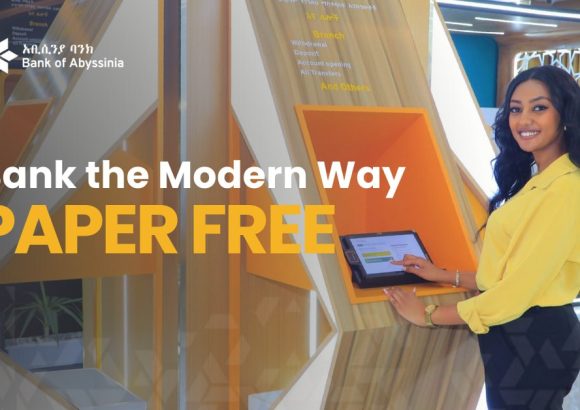 Bank of Abyssinia Goes Paperless Across All Branches